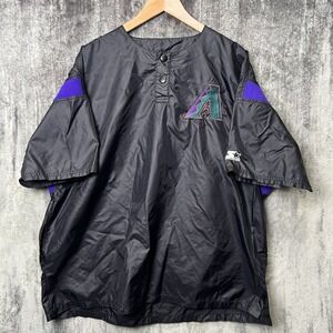 VTG Arizona Diamondbacks Warm Up Pullover Men's XL Starter Diamond Collection
